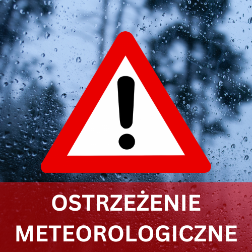 Ostrzeżenie meteorologiczne - Intesywne opday deszczu 03.11.2023 r.